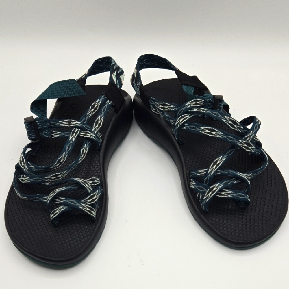 Chaco ZX2 Classic Athletic Angular Teal Sandals Size 9